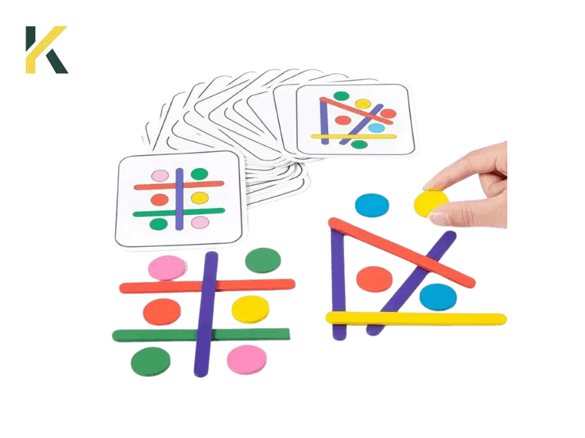 Puzzle en Bois Coloré Tangram™