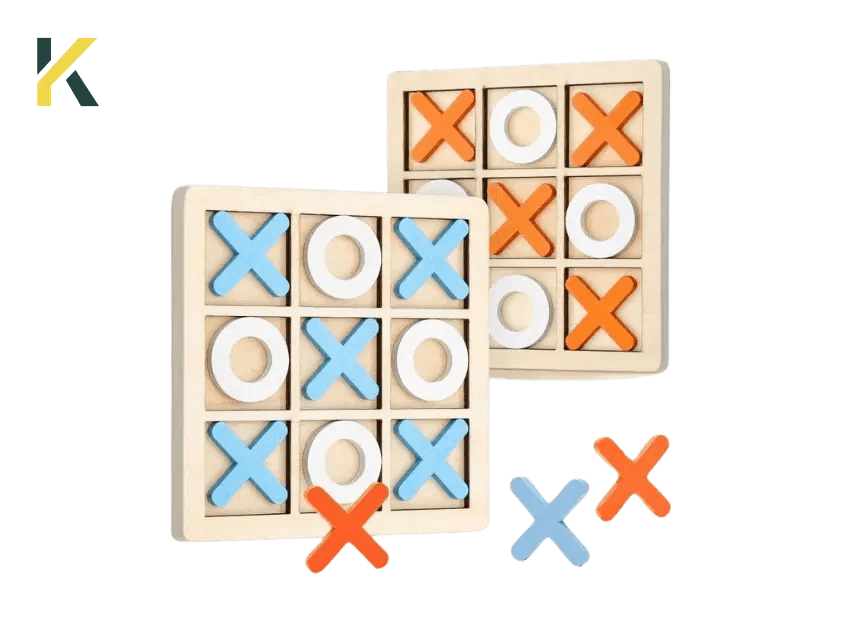🎁 Naturlige Tre Tic-Tac-Toe™ Spillet (Gratis produkt)